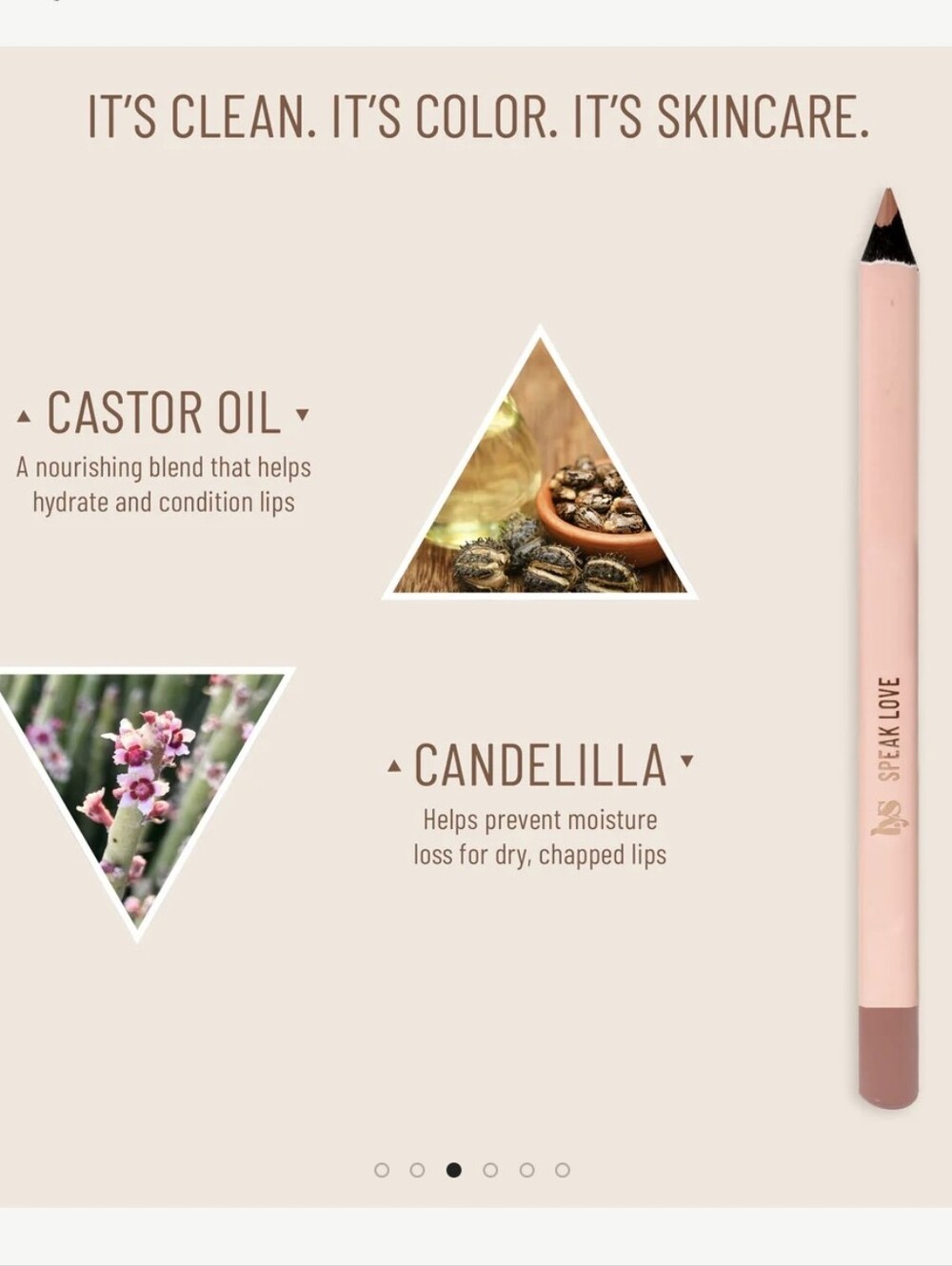 LYS Beauty Speak Love Lip Liner Pencil: Driven (Terracotta Mauve), NIB - Picture 3 of 6
